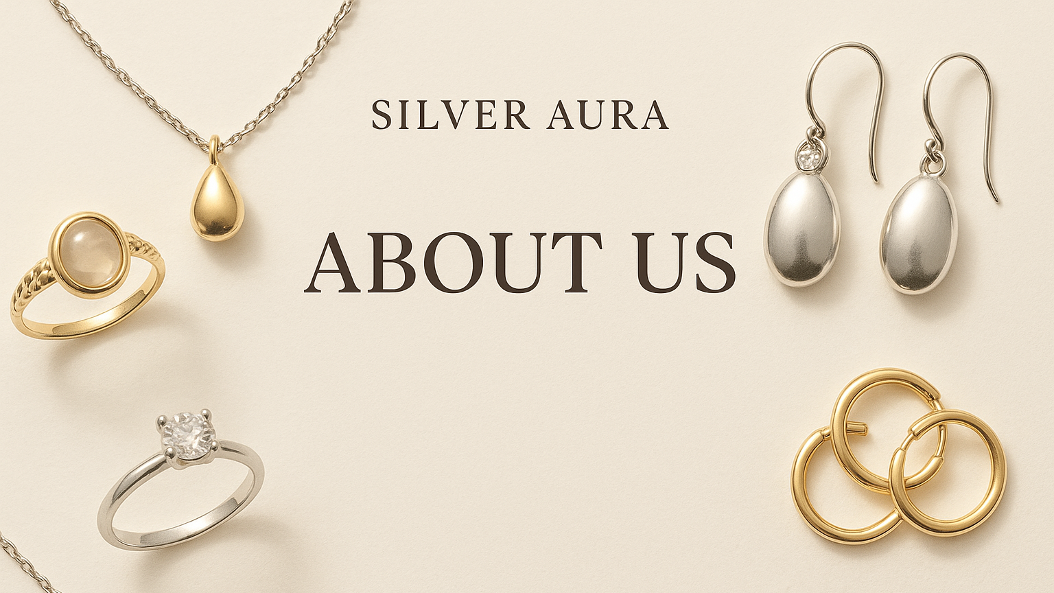 About us page banner for jewelry shop