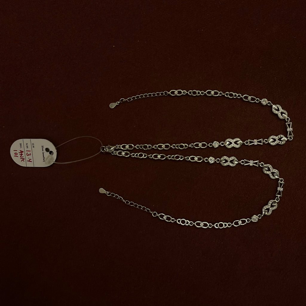 Classic Silver Anklet