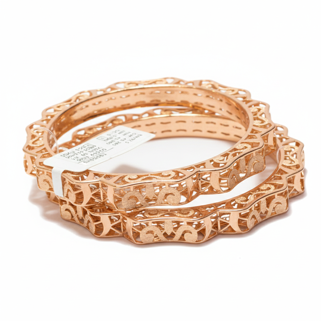 Swirl Motif Cutwork Designer Bangles