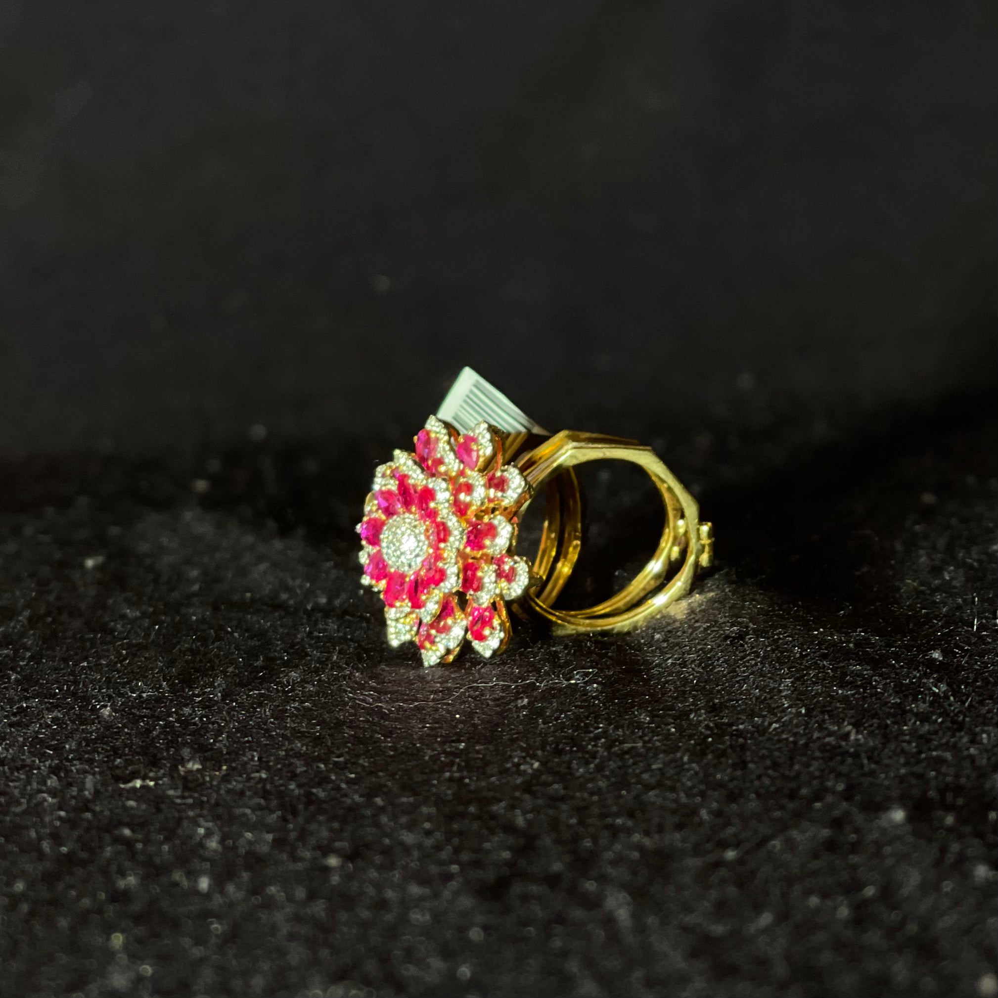 Floral Foldable Designer Silver Bracelet