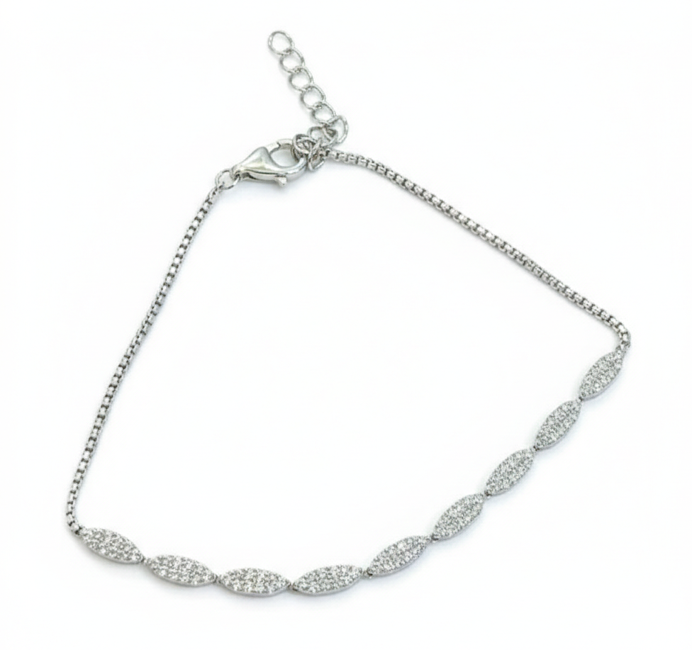 Delicate Silver Bracelet for Girls