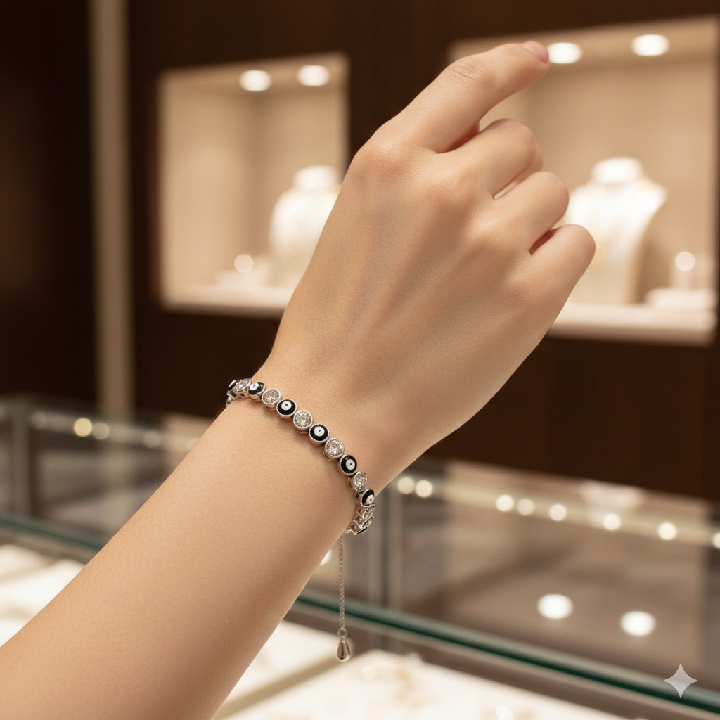 Elegant Silver Bracelet for Girls