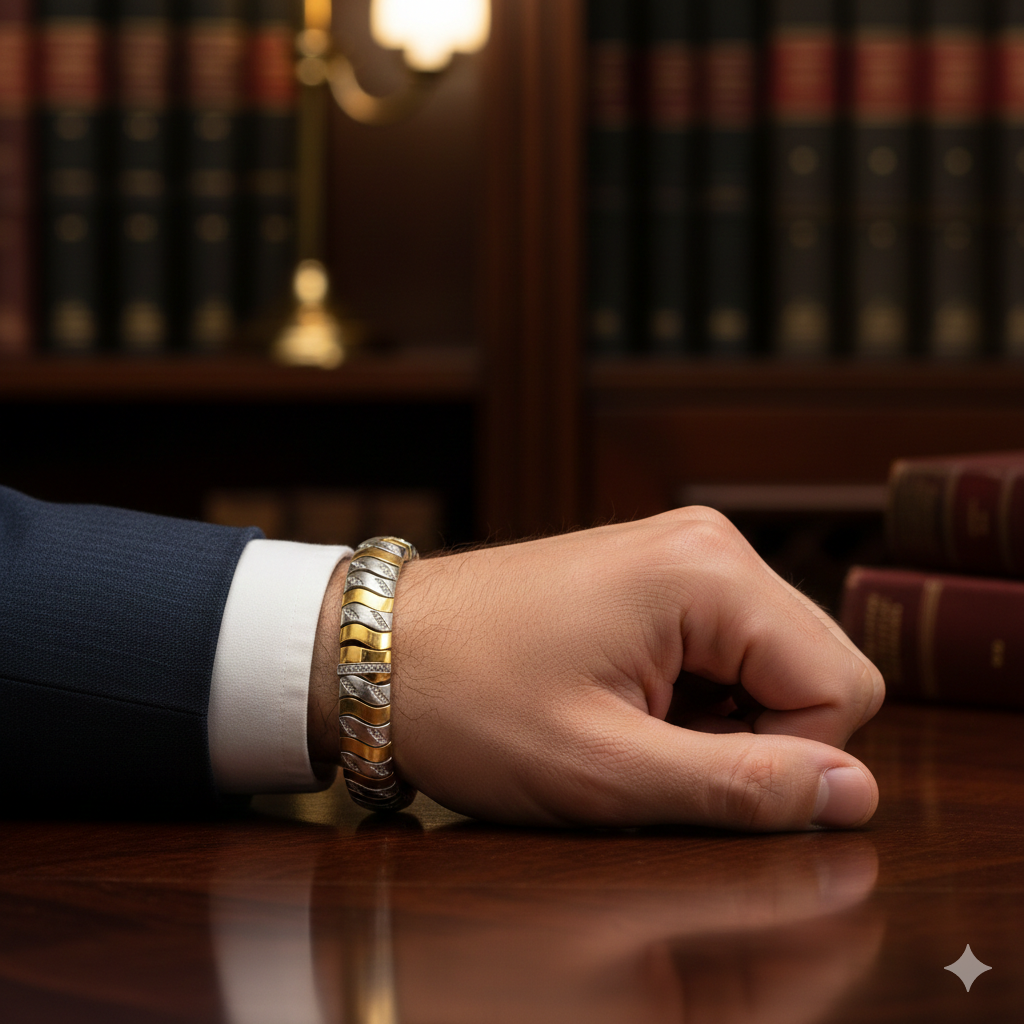 Luxury Men’s Silver Bracelet