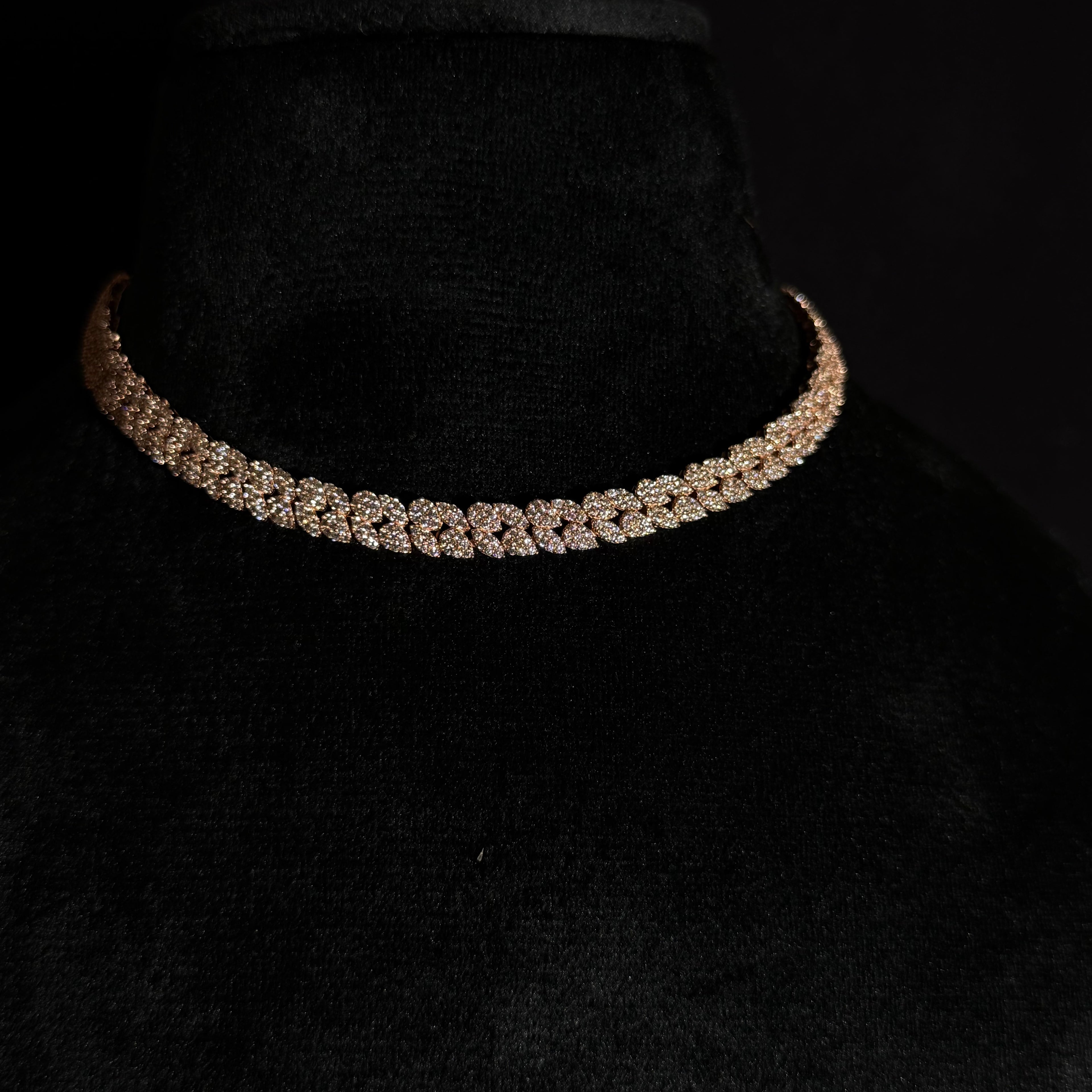 Classic CZ Choker Necklace Set