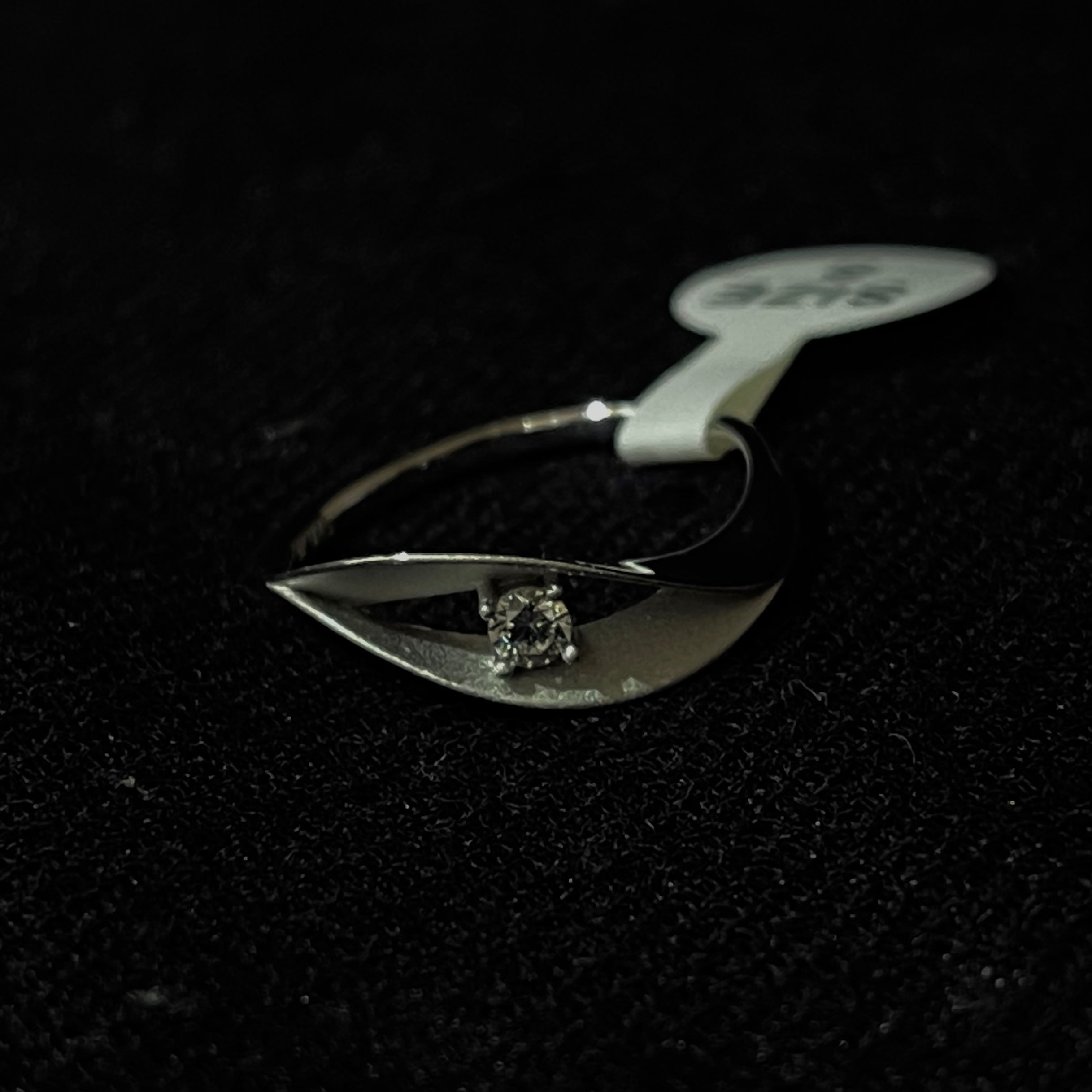 Lightweight Fancy Stone Silver Men’s Ring