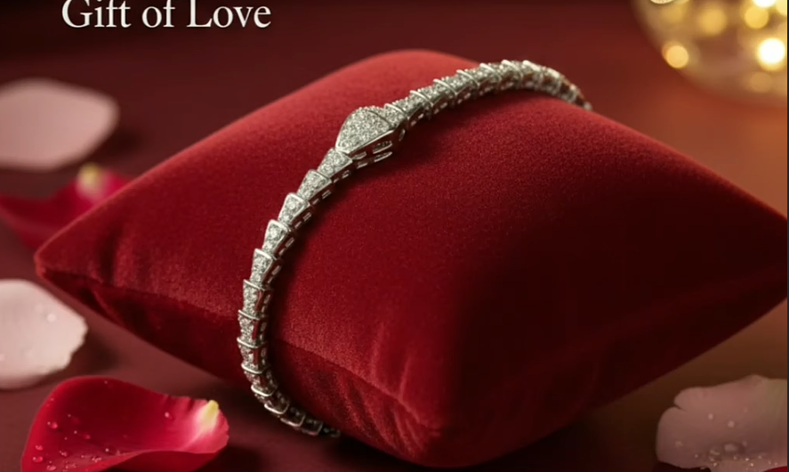 Snake Design Silver Bracelet